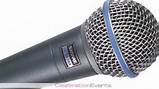 Shure SM58 cardioid microphone